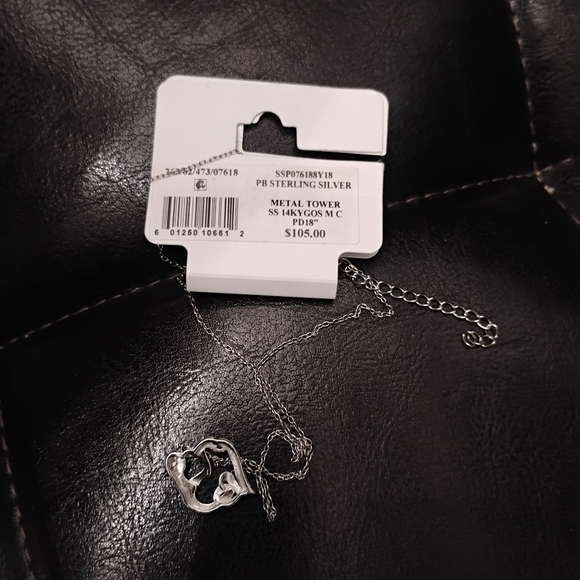 Giani Bernini Mother And Child Heart 925 Sterling Silver Pendant with Chain NWT - Picture 4 of 7